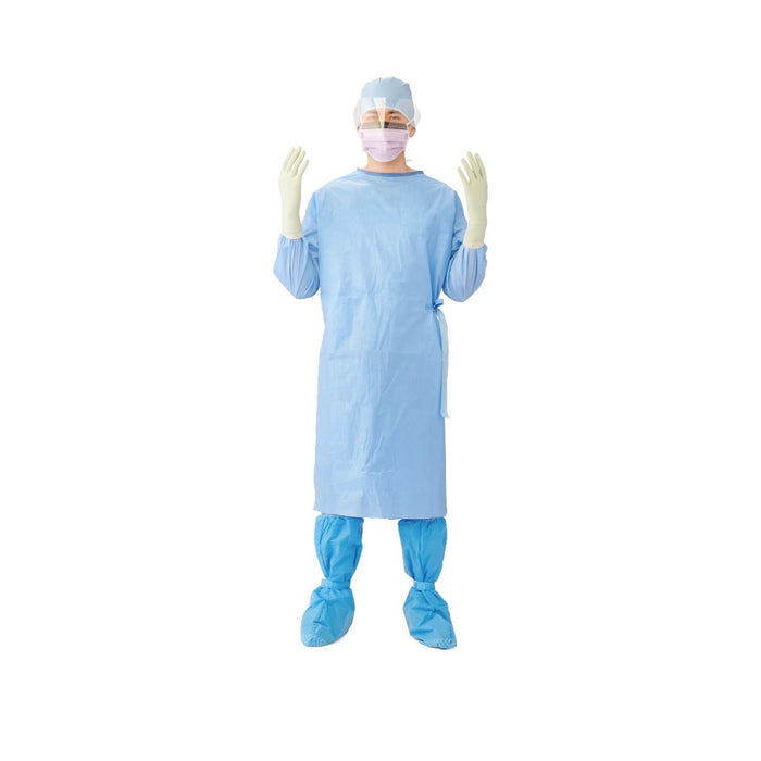 Medline DYNJP2207S Sterile Poly-Reinforced Breathable Film Sleeve Sirus Gowns, GOWN,SIRUS,POLYRNF,BRTHSLV,LG,30/CS, Case of 30