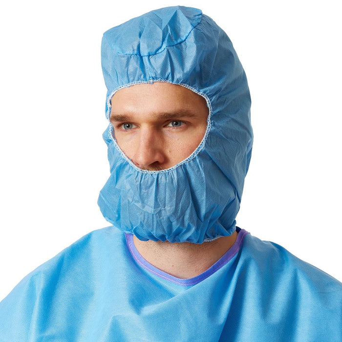 Medline NONSH200 Medline Head and Beard Covers, Blue, Case of 300