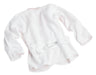 Medline MDT2112652 Medline Pin-Back Infant Shirts, SHIRT,BABY,PINBACK,MITTN CUF,WHT,6MO,6DZ, 12 Each / Dozen