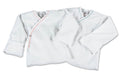 Medline MDT2112701 Medline Snap-Side Infant Shirts, SHIRT,BABY,SNAPSIDE,MITTEN CUFF,3MO,6DZ, 12 Each / Dozen