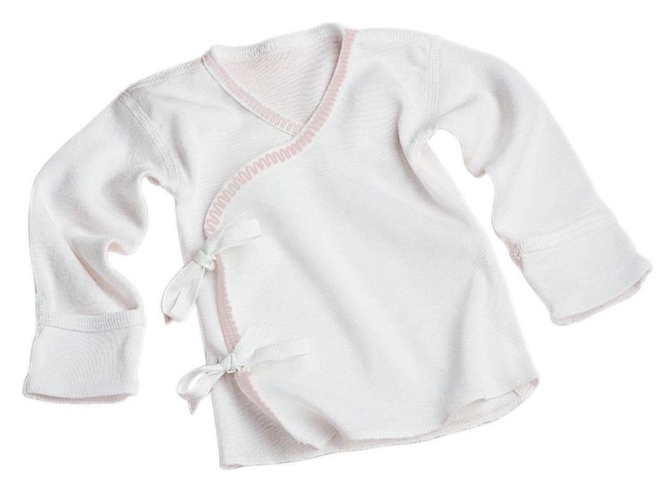 Medline MDT2112751 Medline Tie-Side Infant Shirts, SHIRT,BABY,TIESIDE,MITTEN CUFF,3MO,6DZ, 12 Each / Dozen