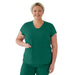 Medline 4805HTRXXXL Monroe AVE Women's Scrub Tops, TOP,SCRUB,AVE,WMN,MONROE,HTR,3XL, 1 Each