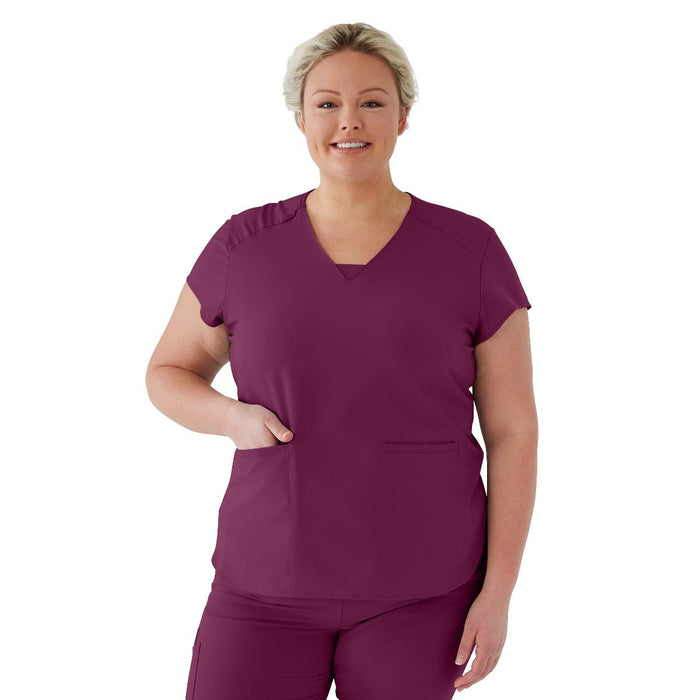 Medline 4805WNEXXXL Monroe AVE Women's Scrub Tops, TOP,SCRUB,AVE,WMN,MONROE,WNE,3XL, 1 Each