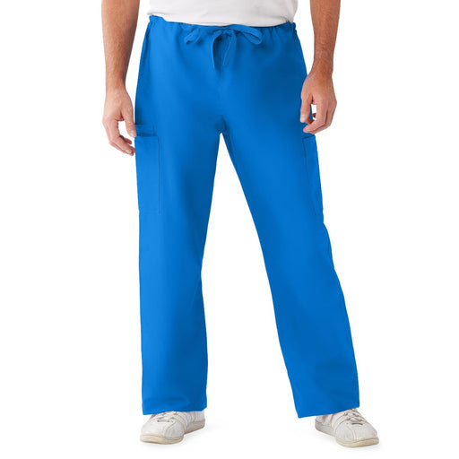 Medline 950JRLXXXL-CM ComfortEase Unisex Nonreversible Cargo Pants with Drawstring, Regular, Royal