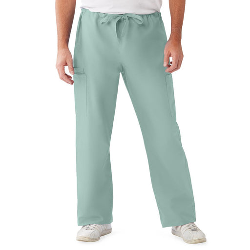 Medline 950JSSXXLL-CM ComfortEase Unisex Nonreversible Cargo Pants with Drawstring, Regular, Seaspray