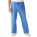 Medline 950JTHXXXL-CM ComfortEase Unisex Nonreversible Cargo Pants with Drawstring, Regular, Ceil Blue