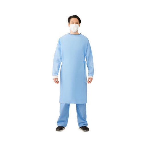 Medline DYNJP2207SH Sterile Poly-Reinforced Breathable Film Sleeve Sirus Gowns, GOWN,SIRUS,POLYRNF,BRTHSLV,L,1EA, 1 Each