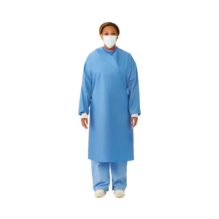 Medline DYNJP2801 Sterile Non-Reinforced Aurora Surgical Gowns with Raglan Sleeves, GOWN,AURORA,NONRNF,RAGLAN,L,ST,32/CS, 32 Each / Case