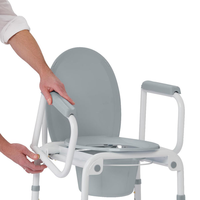 Medline Steel Drop-Arm Commodes