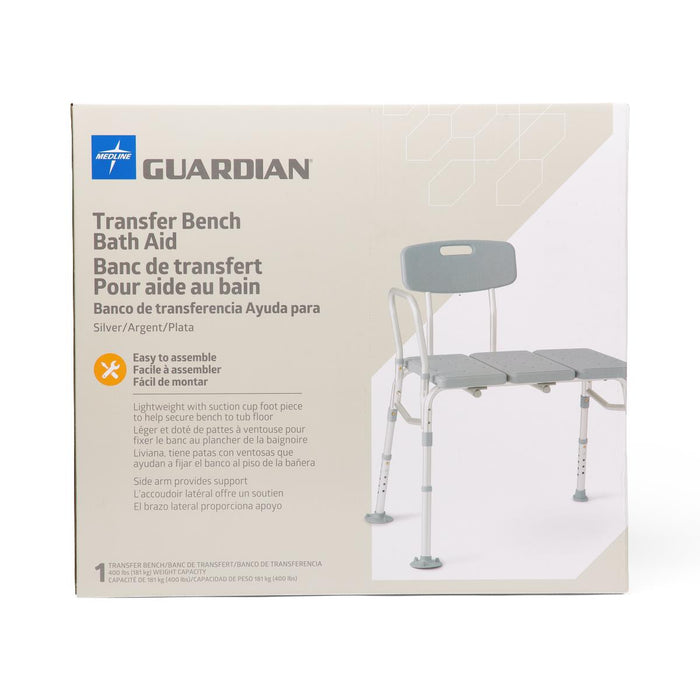 Medline Transfer Bench with Backrest