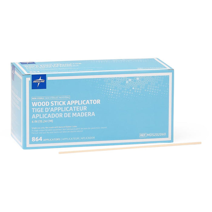 Medline Nonsterile Applicator Sticks