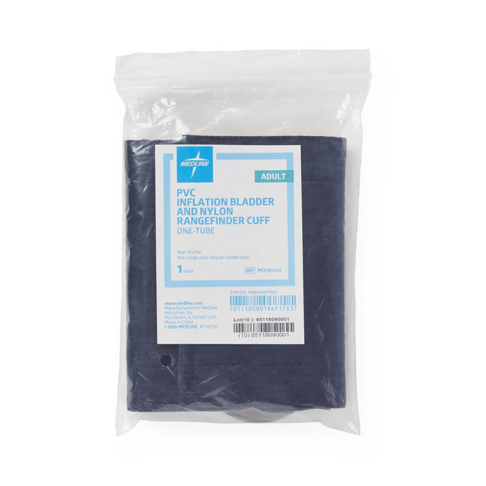 Medline 1-Tube Range Finder Blood Pressure Cuff with PVC Bladder