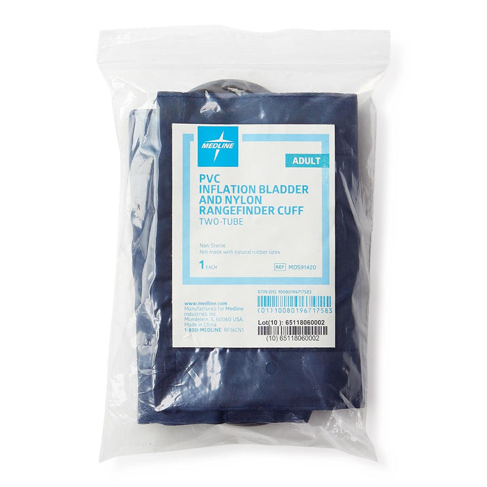 Medline Double-Tube PVC Inflation Bags and Range Finder Cuffs