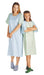 Medline MDT011369 Comfort-Knit Adolescent Patient Gowns, Mint, 8 - 11 YR