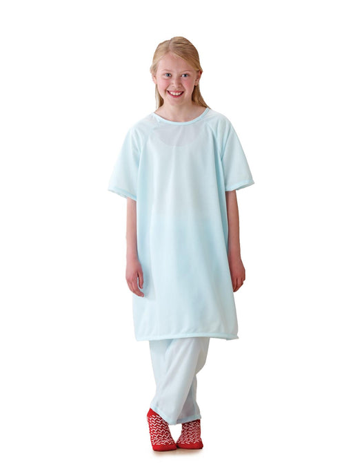 Medline MDT011259L Snuggly Solids Pajama Pants, PANT,PAJAMA,PEDIATRIC,SOLD-BLUE,LARGE, 12 Each / Dozen