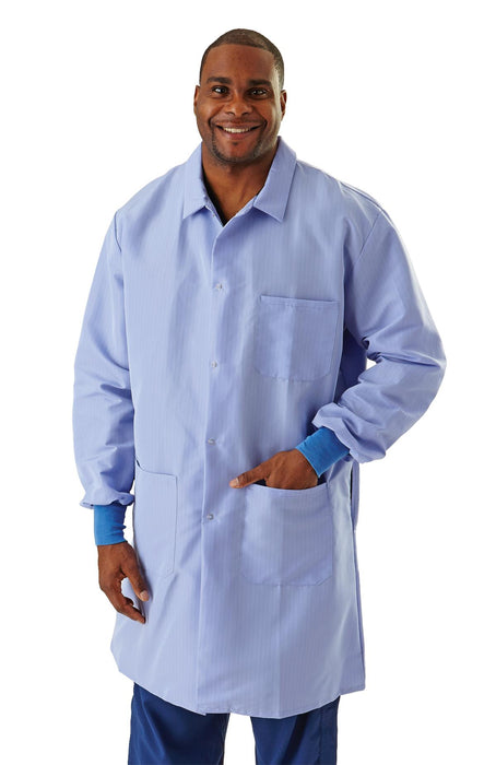 Medline Protective Unisex Static and Fluid-Resistant Barrier Lab Coats