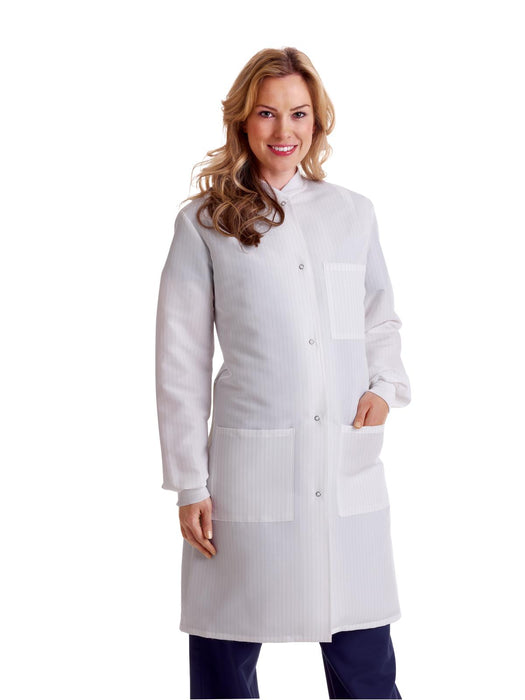 Medline Protective Unisex Static and Fluid-Resistant Barrier Lab Coats