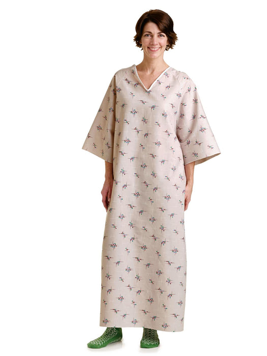 Medline MDTPG6RTSGAG Medline Blended Patient Gowns, Galaxy, Case of 12