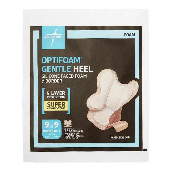 Optifoam Gentle Heel Silicone-Faced Foam Dressings