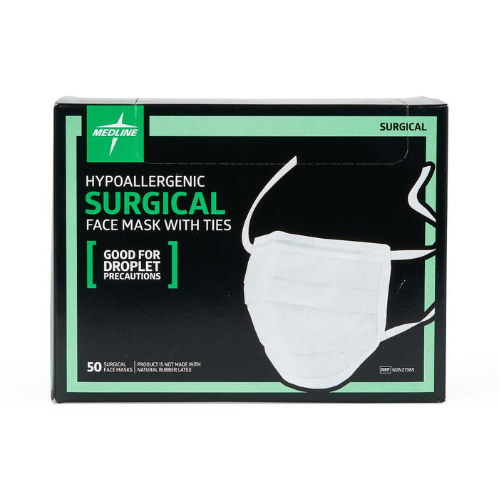 Hypoallergenic Filter Surgical Face Mask with Ties