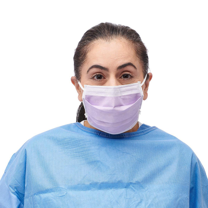 Face Masks with Ear Loops ASTM Level 3 (Purple)