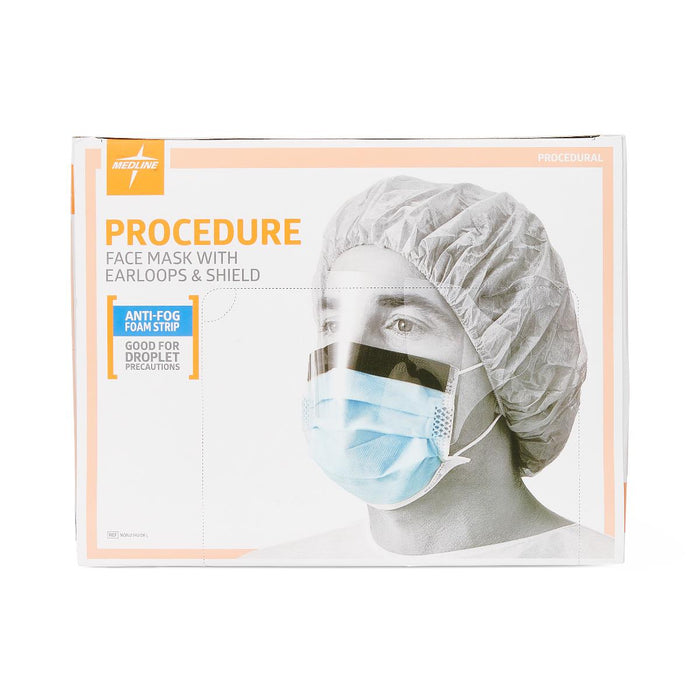 Basic Procedure Face Mask with Ear Loops and Anti-Fog Shield