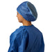 Medline NON61980 Medline Surgical Caps, PREMIUM HEADCOVER ELASTIC BACK BLUE SMS, 500 Each / Case