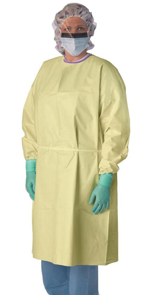 Medline NONLV315XL Medline Disp. SMS Heavyweight Isolation Gowns with Back Ties, Case of 100, Case of 100