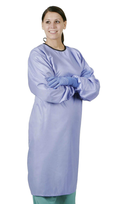 Medline 6636BLCL Blockade Backless Cover Gowns, L