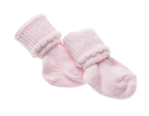 Medline MDT211433P Medline Infant Booties, WARMER,FOOT,PINK,1 DOZ/12 PAIR, 12 Each / Dozen