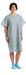 Medline MDTPG2RSBSTAZ Medline Blended Patient Gowns, Stars, Case of 12