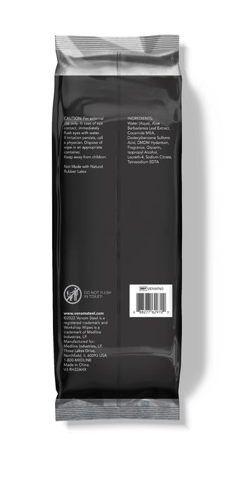 Venom Steel Workshop Wipes with Scrubbing Beads