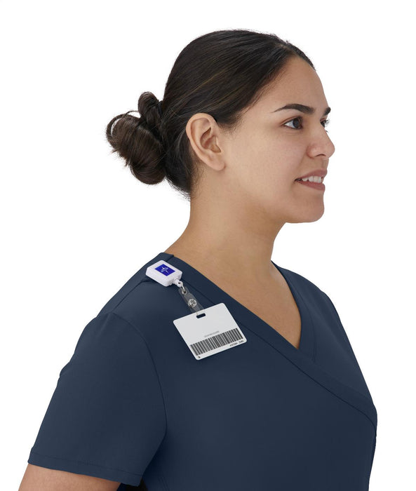 Medline 4865NVYXS Staten AVE Women's Yoga-Style Scrub Tops, TOP, SCRUB, AVE, WMN, STATEN, NVY, XS, 1 Each