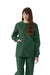 Medline 8832JEG4XL ComfortEase Unisex Crew-Neck Warm-Up Jackets, Evergreen, 4XL