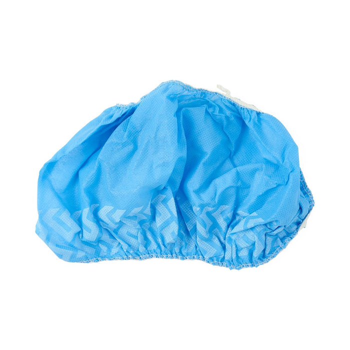 Medline NON28758Z Medline Nonskid Polypropylene Shoe Covers, COVER,SHOE,SPNBND,NONSKID,BLUE,REG-SIZE, Box of 100