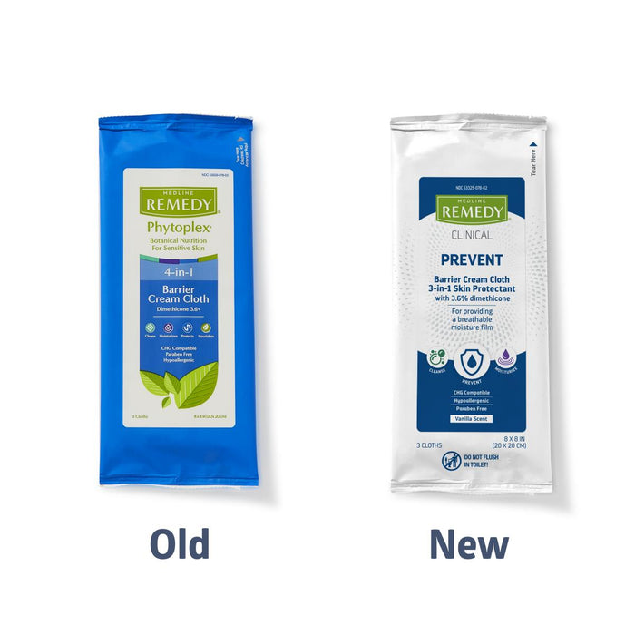 Medline Remedy Clinical Barrier Cream Cloths