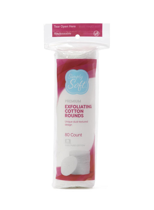 Simply Soft Exfoliating Cotton Rounds