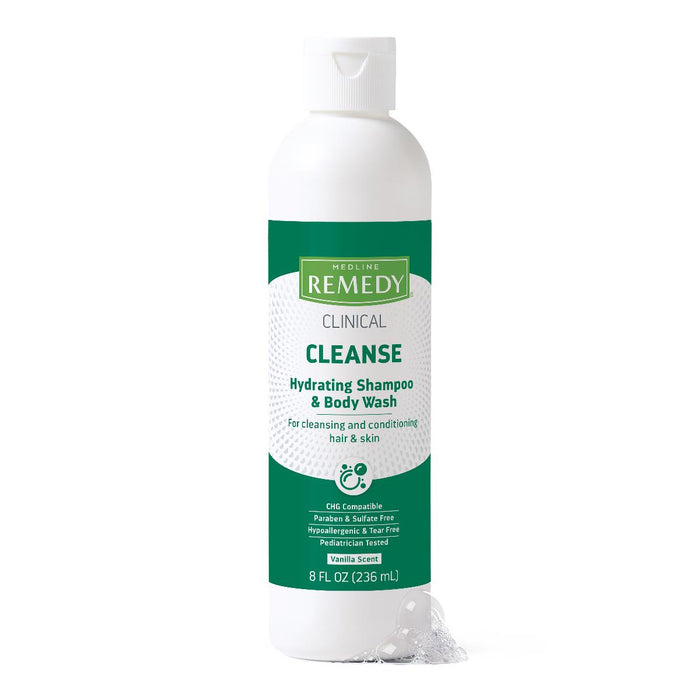 Medline Remedy Clinical Hydrating Shampoo and Body Wash