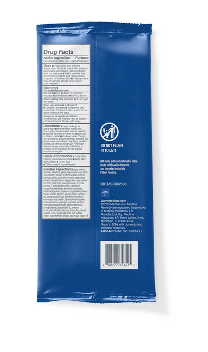 Medline Remedy Clinical Barrier Cream Cloths
