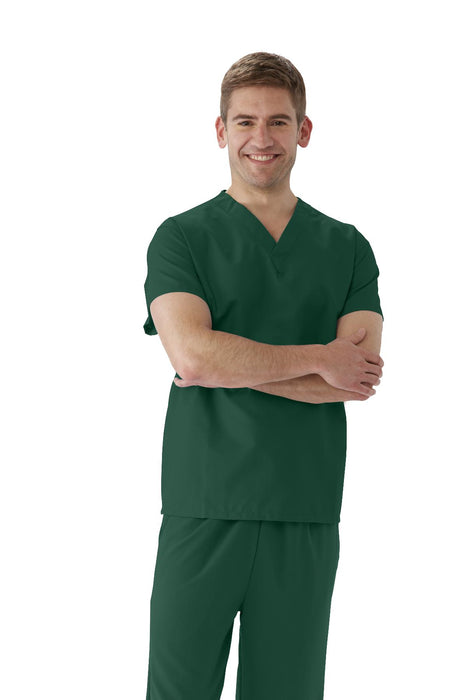 Medline 612NTJXXXL-CM AngelStat No-Pocket Reversible Scrub Tops, Jade