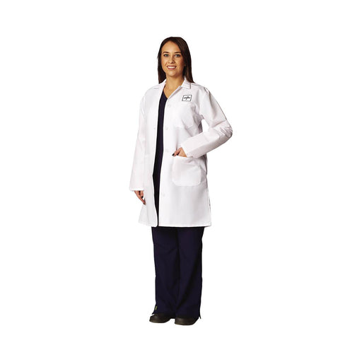 Medline MDT11WHT8E Medline Women's Classic Staff-Length Lab Coats, COAT,LAB,LADIES,STAFF LENGTH,WHITE,8, 1 Each