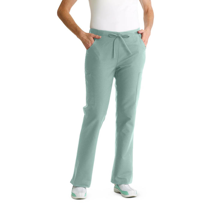 Medline ComfortEase Women's Modern Fit Cargo Scrub Pants with 4 Pockets