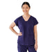 Medline 4805NVYXS Monroe AVE Women's Scrub Tops, TOP,SCRUB,AVE,WMN,MONROE,NVY,XS, 1 Each