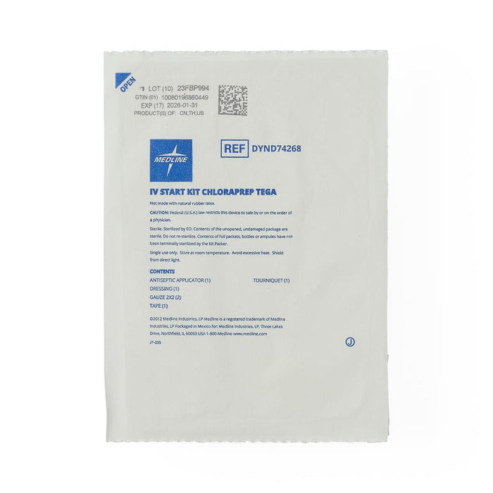 Medline IV Start Kits with Chloraprep