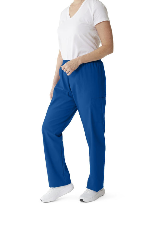 Medline 9352JRLXXL-CM ComfortEase Unisex Pants with Elastic Waist, Royal, 2XL