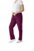 Medline 9352JWNXXL-CM ComfortEase Unisex Pants with Elastic Waist, Wine, 2XL