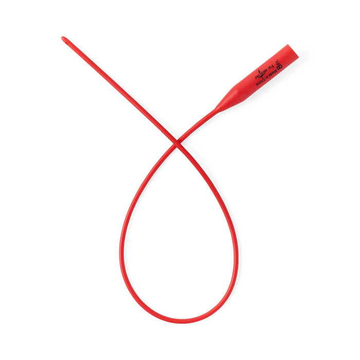 Medline Red Rubber Latex All-Purpose Intermittent Catheters