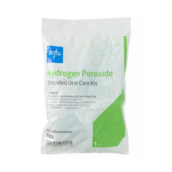 Medline Extended Oral Care Kit with Hydrogen Peroxide