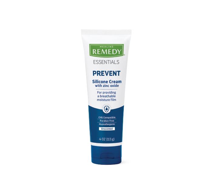 Medline Remedy Essentials Silicone Cream with Zinc Oxide