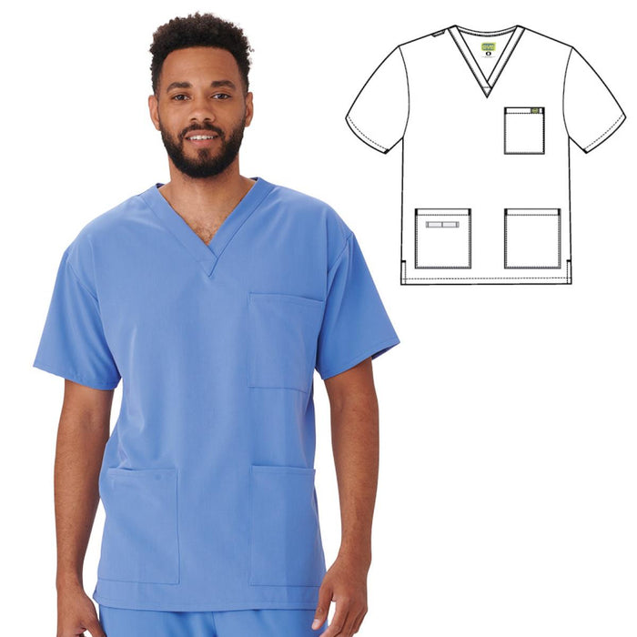 Henderson AVE Unisex V-Neck Scrub Tops